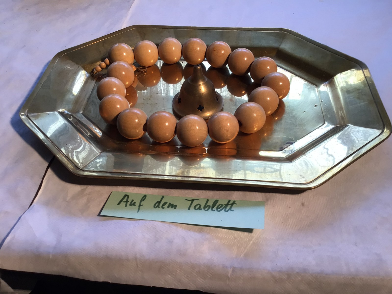 Auf dem Tablett